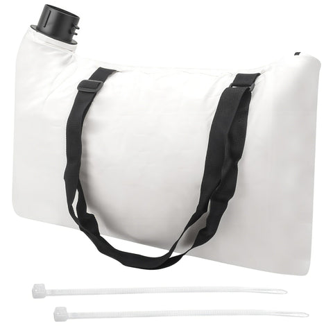 MWEDP 610004-01 shoulder bag, side view, compatible with Black & Decker blowers, easy leaf dumping
