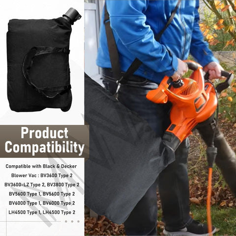 MWEDP bag attached to blower demonstrates quick access during work