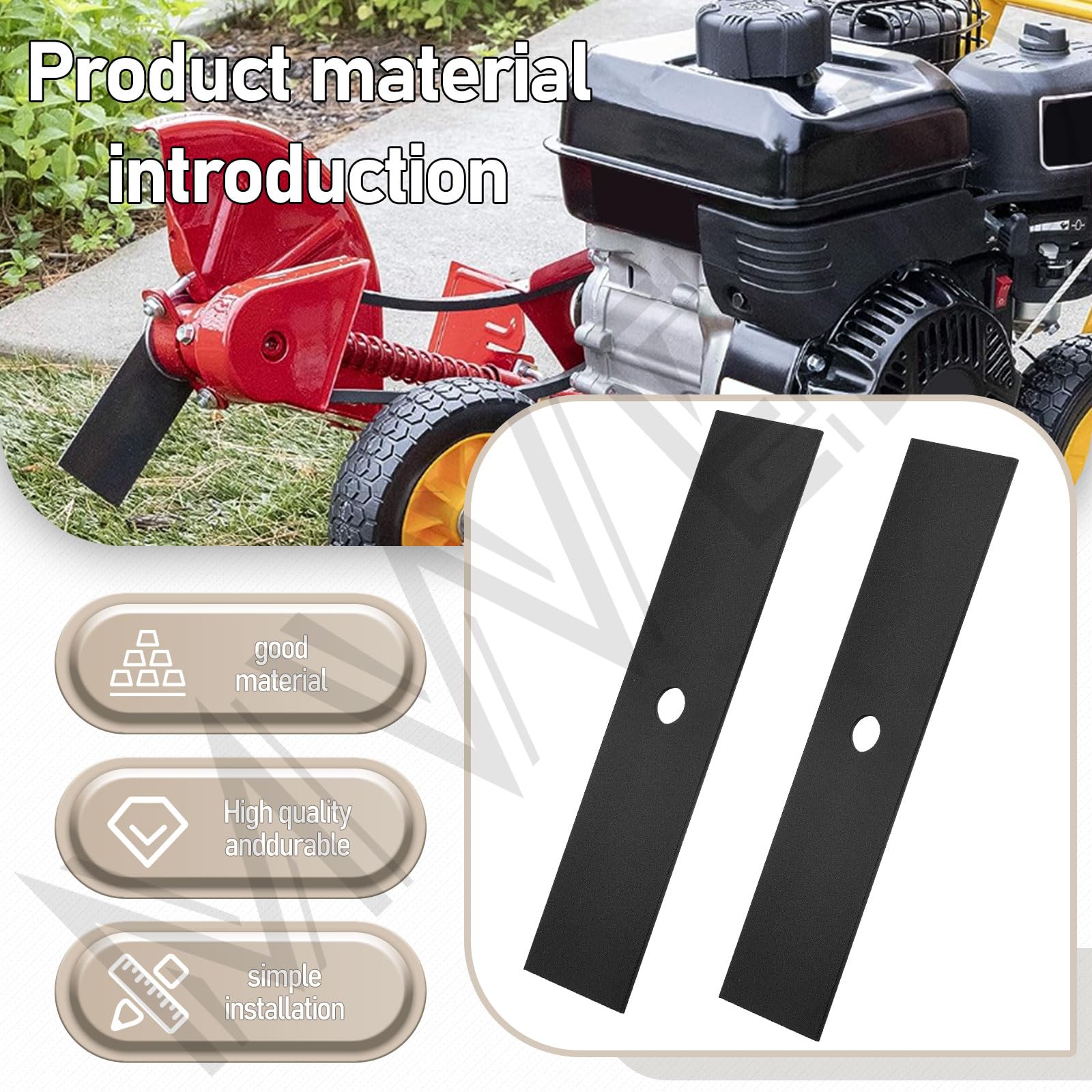 MWEDP compatible 9x2 edger blade fits Mclane, Power Trim, and other brands