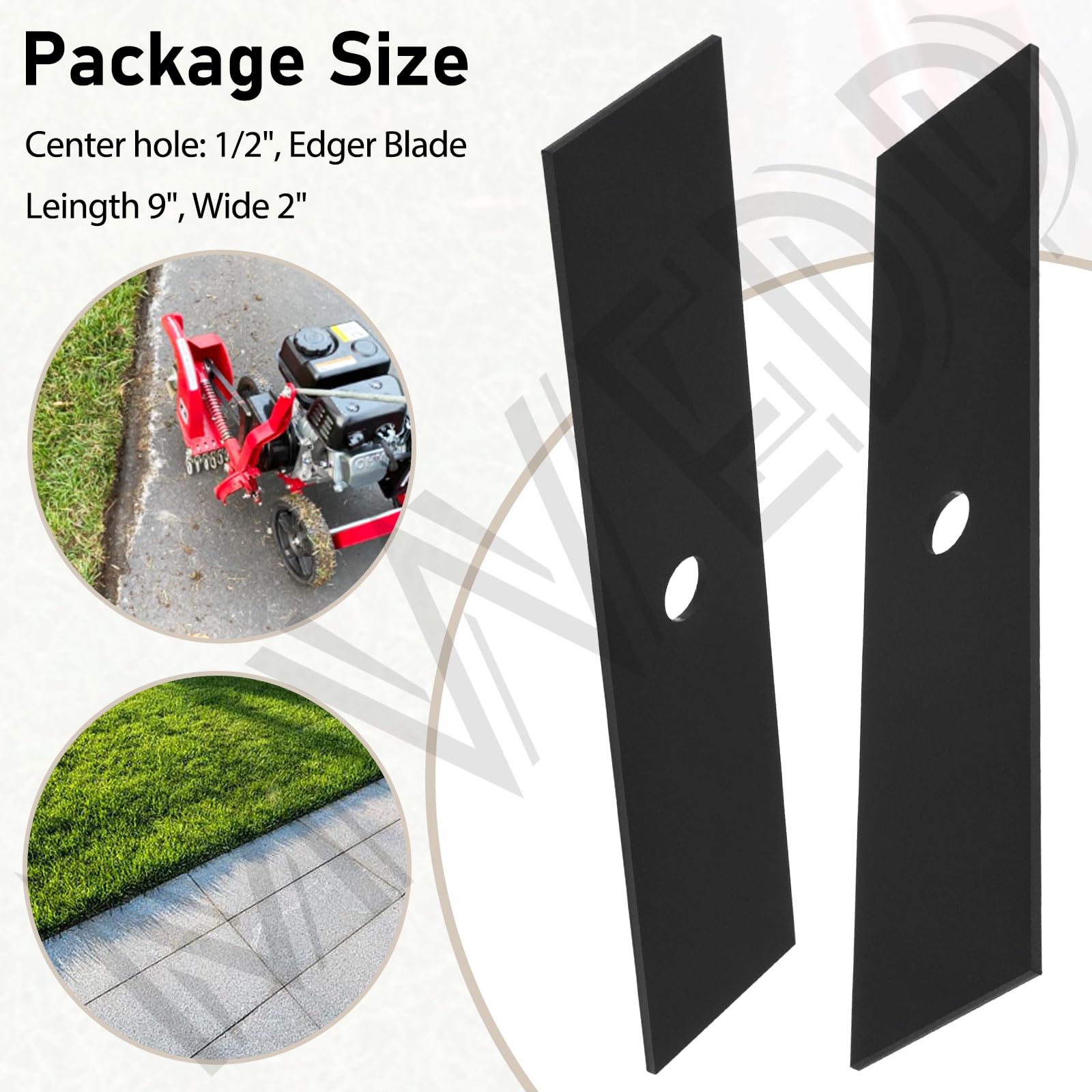 MWEDP 9x2 edger blade features a durable design for tough lawn borders