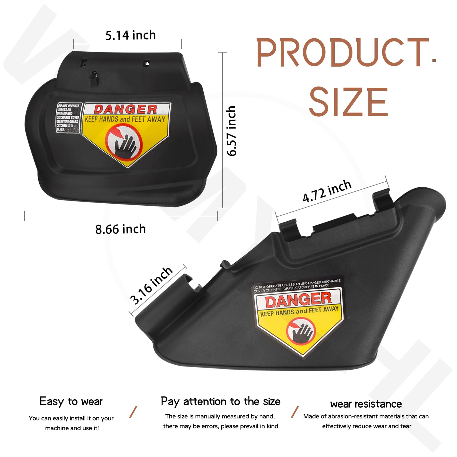 MWEDP hinged mulching plug assembly with durable hinge