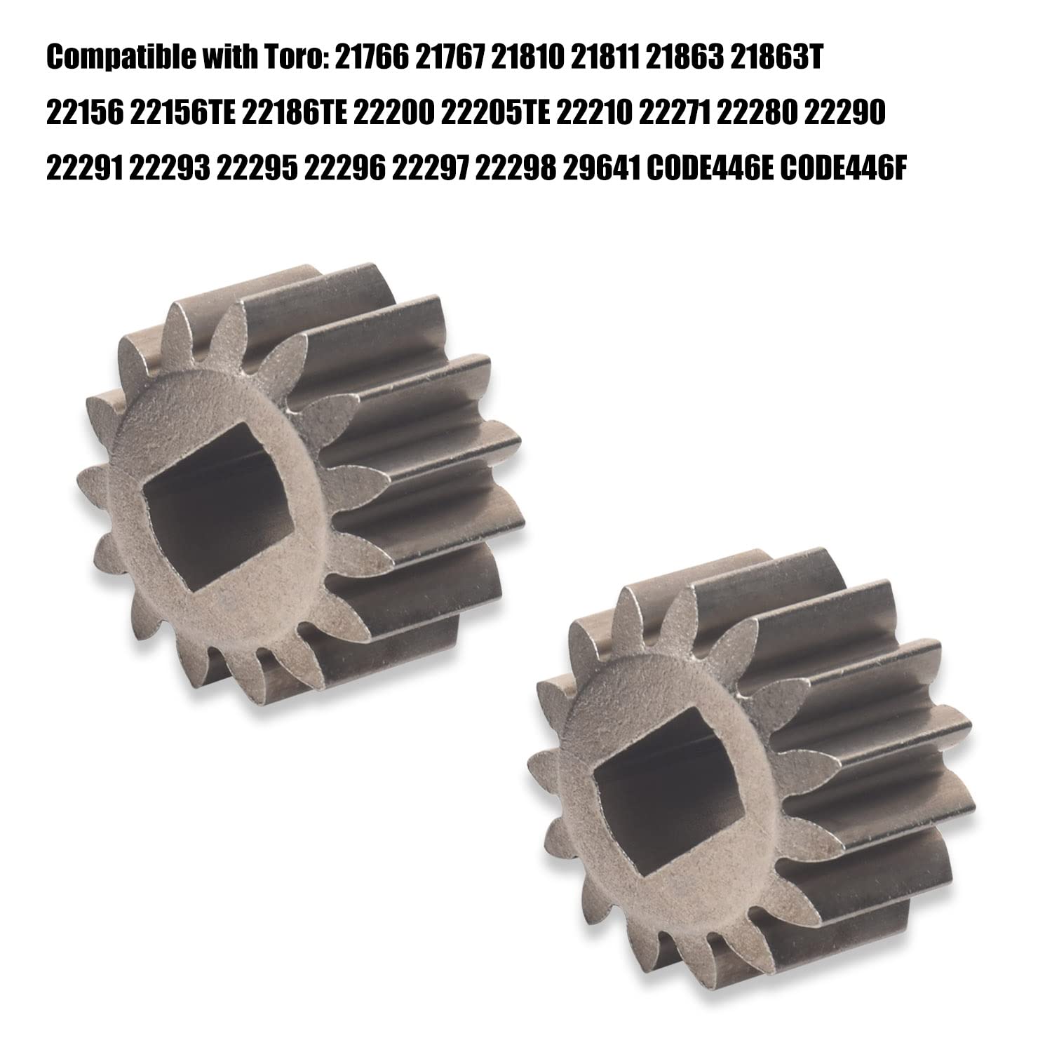 MWEDP pinion gear compatibility with Toro Time Master for easy replacement.
