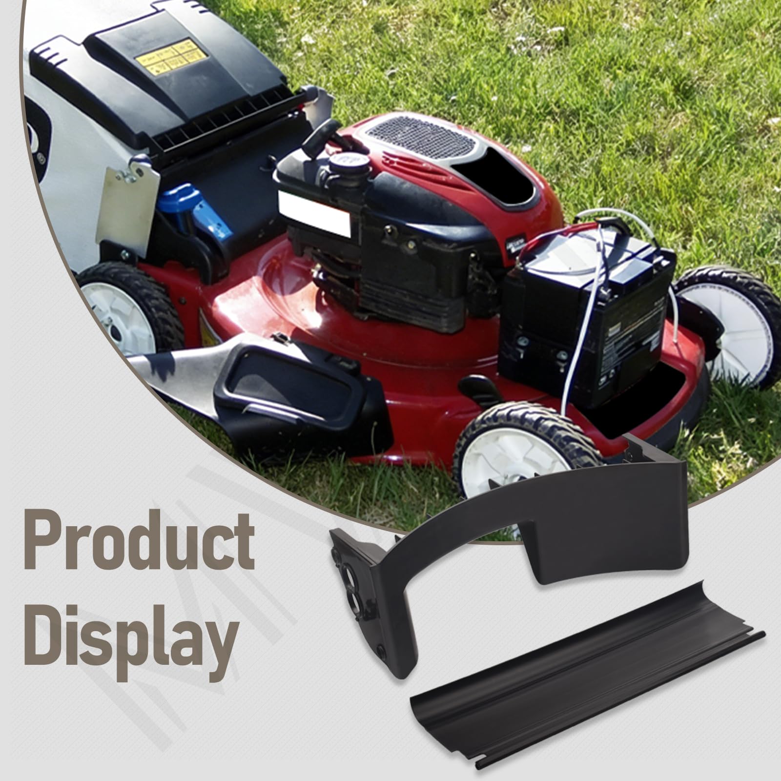 MWEDP rear-baffle and shield fit 20330-20331 models for safer operation.