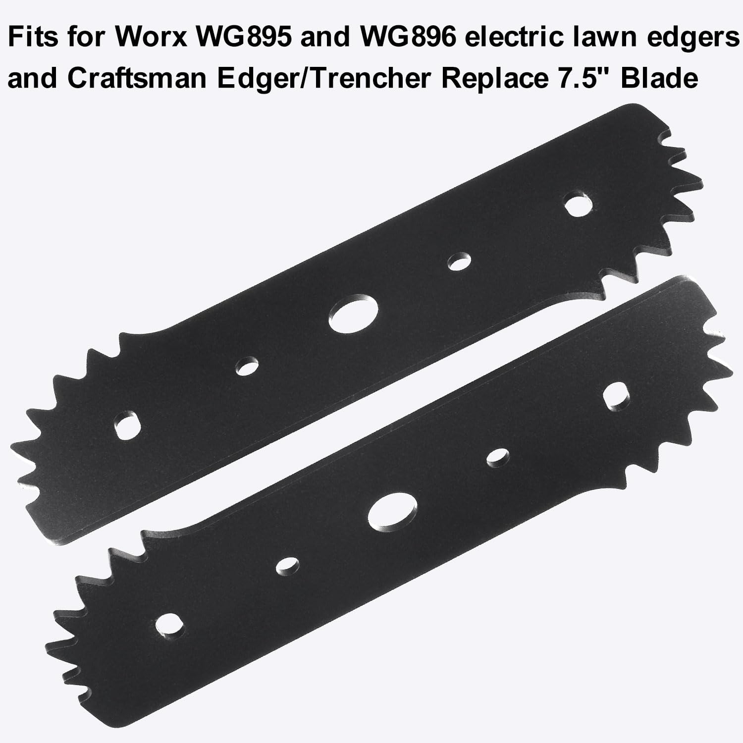 MWEDP WA0034 7.5-inch blades with centered hole alignment for quick replacement