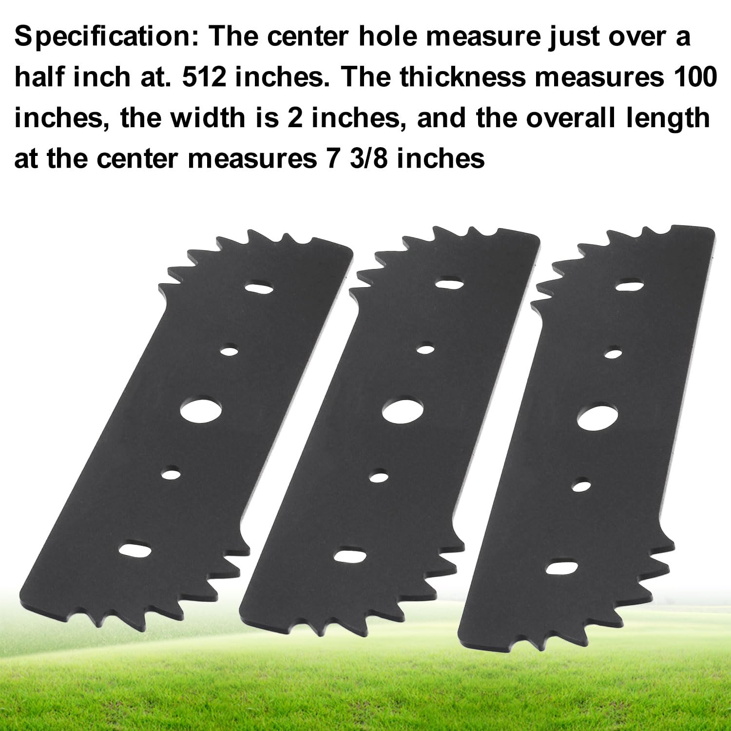 MWEDP WA0034 blades in packaging showing universal fit notes and replacement part numbers