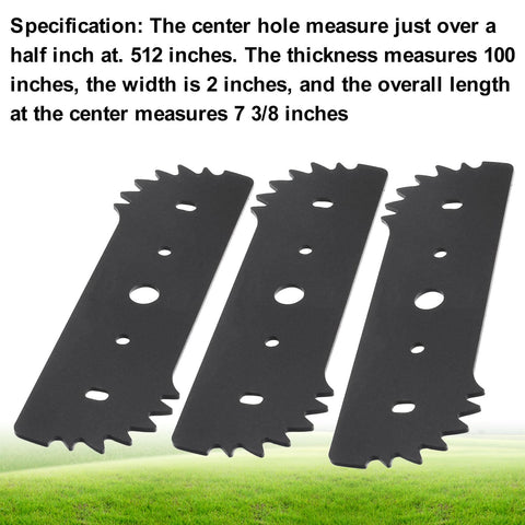 MWEDP WA0034 blades in packaging showing universal fit notes and replacement part numbers