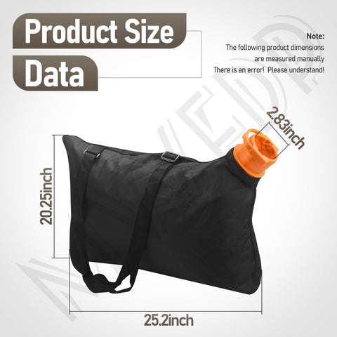 MWEDP WGBAG500 zipper-design for easy debris emptying and cleaning.