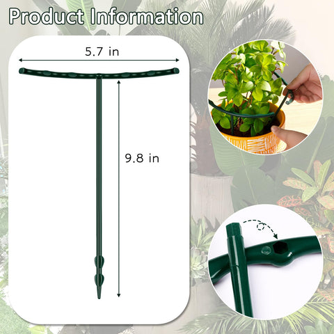 Mwellewm stackable garden stakes save space when stored.