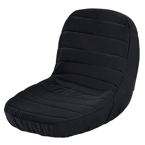 MWire black seat cover for riding lawn mower protects Kubota and weatherproofs the seat