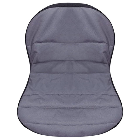 Close-up of waterproof fabric on MWire seat cover resisting rain and spills.