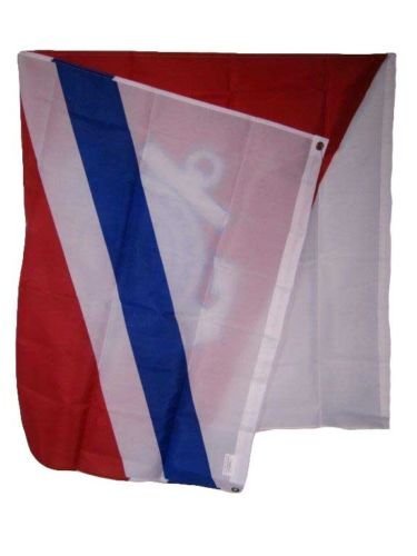 MWS Coast Guard flag colors stand out in sun for outdoor use