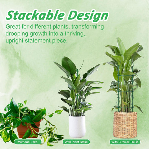 MXCOIRTP green garden wire helps reinforce growth without harming roots.