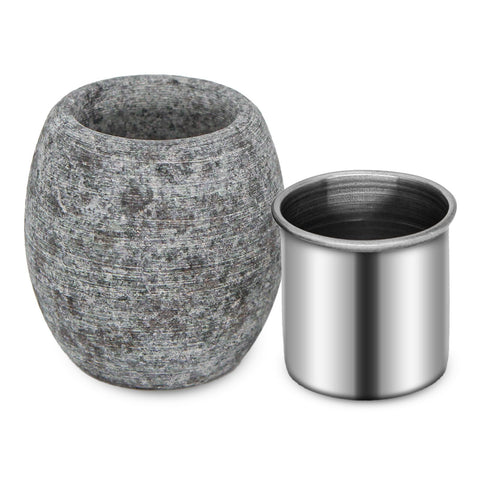 MXMZHXU sauna aromatherapy stone bowl diffuses essential oils for a calming session