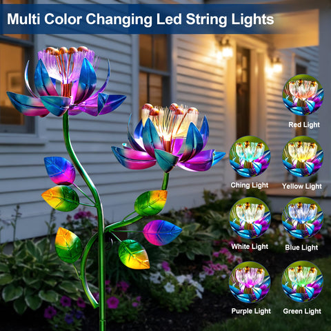 MXwcy blue windmill garden spinner adds kinetic charm to lawns.