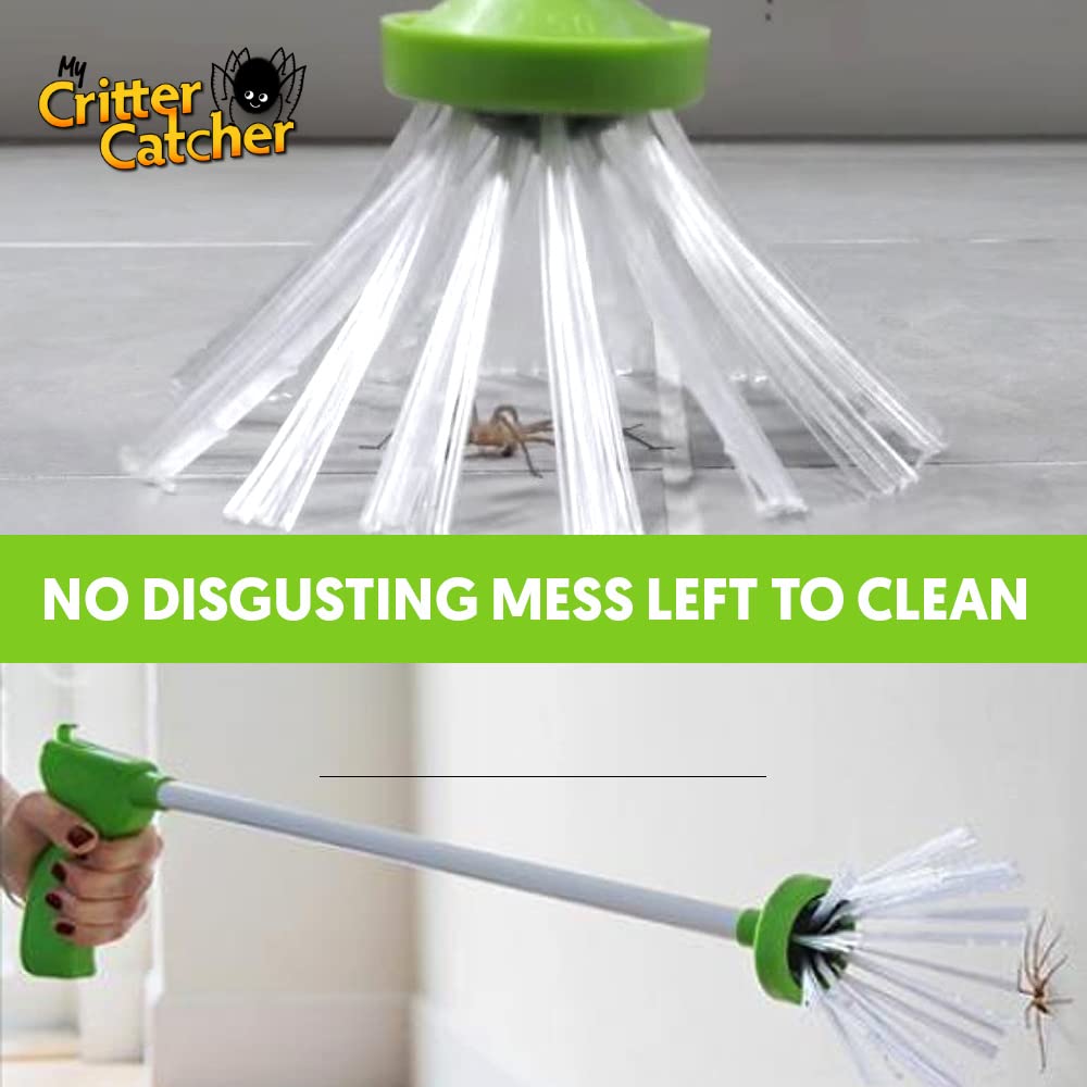 My Critter Catcher patented design reduces direct contact.