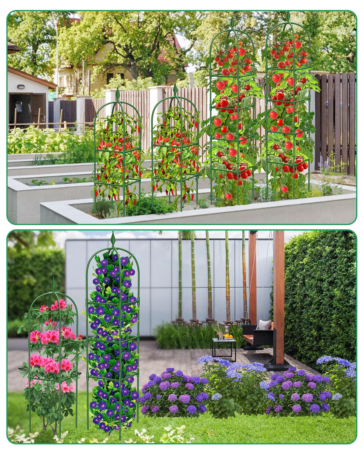 MYMULIKE outdoor-indoor trellis adapts to any space and aesthetic
