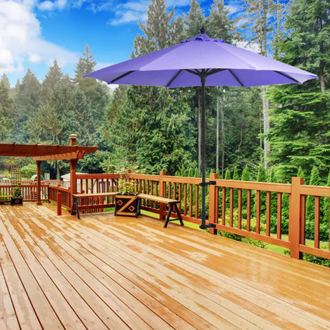 MY RUSTIC space-saving design frees deck space