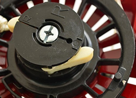 Mycheng recoil starter with metal case and pawls, rugged construction.
