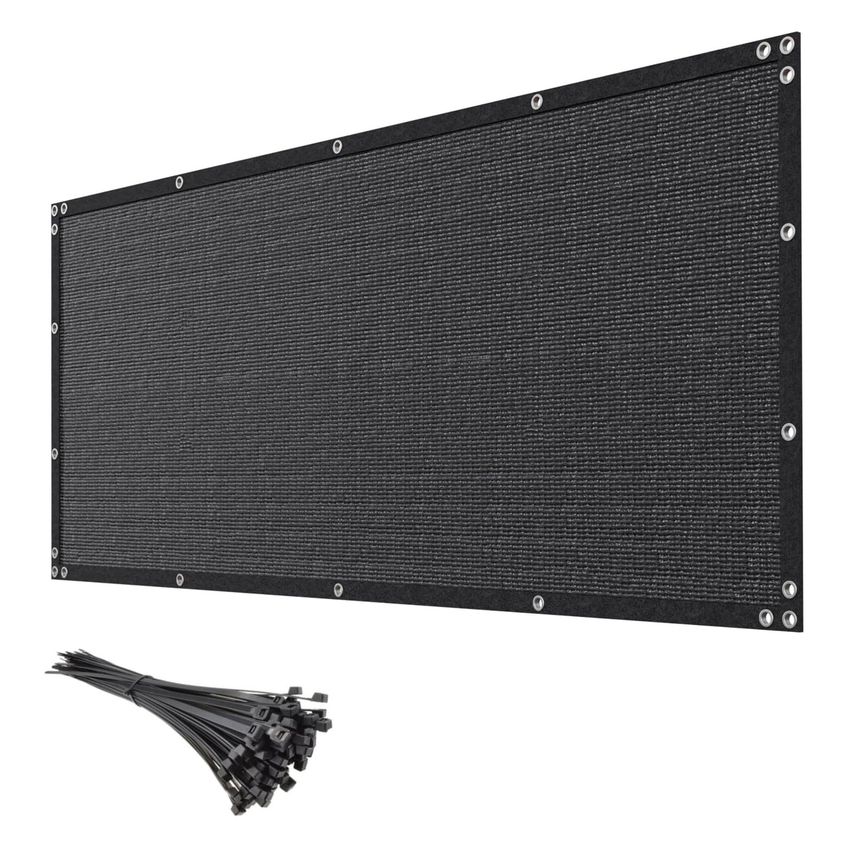 mychoiii privacy screen 4ft by 50ft in black for yard privacy and wind blocking