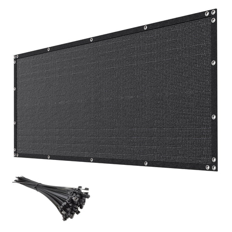 Mychoiii privacy screen 5ft x 50ft installed in backyard for privacy and sun protection.