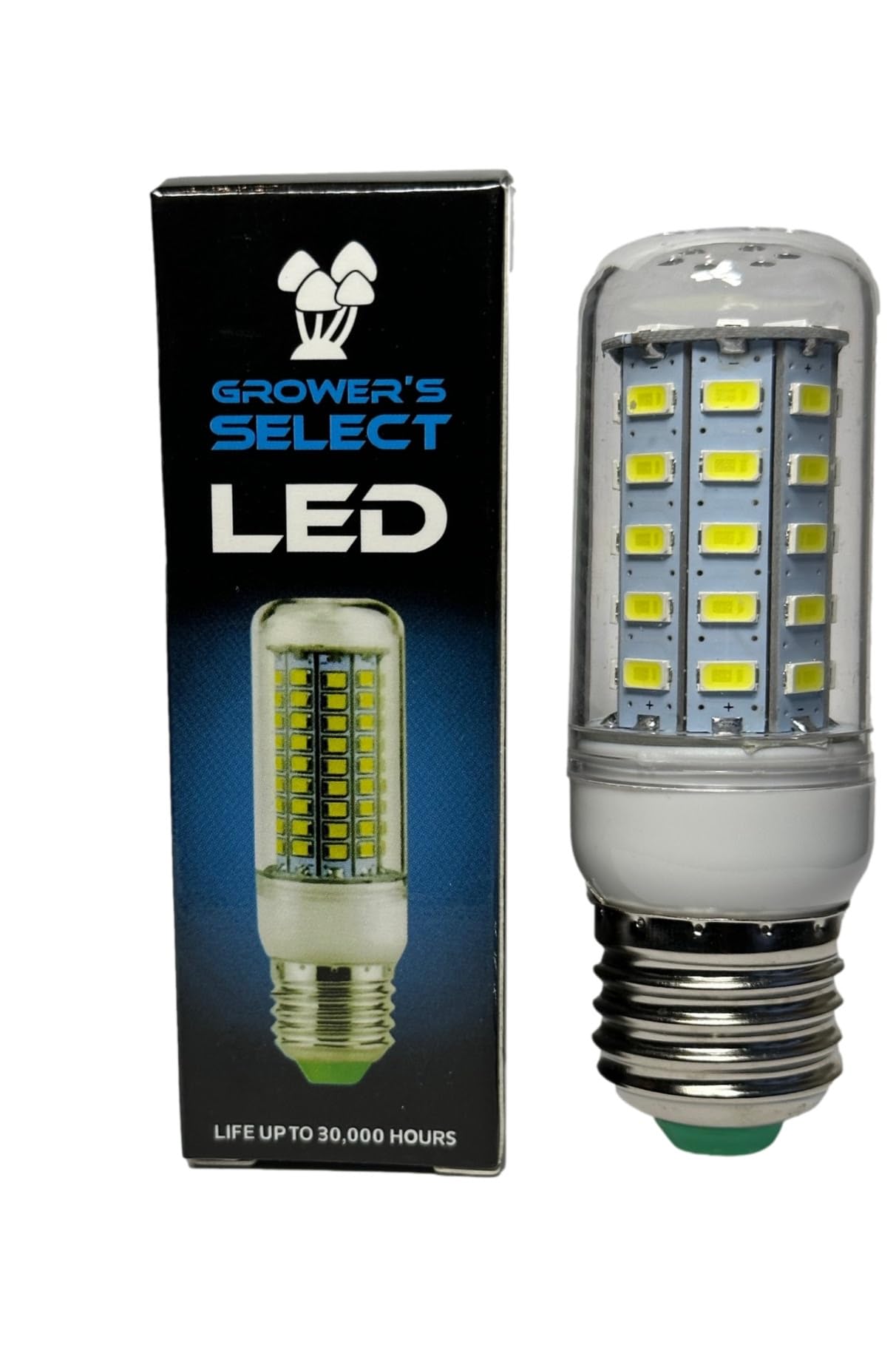 Myco Labs Grower's Select E26 LED Light energy efficiency at 15W for 900 lumens