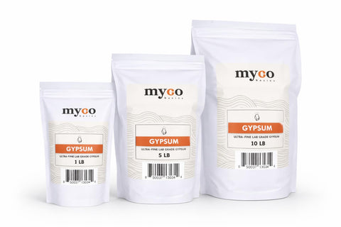 Mycology Basics packaging keeps the ultra-fine gypsum pristine through HEPA filtration.