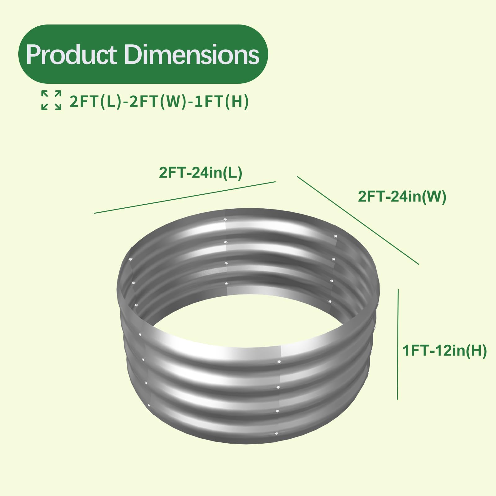 Mycovire galvanized garden bed durability emphasizing rust resistance for outdoor use.