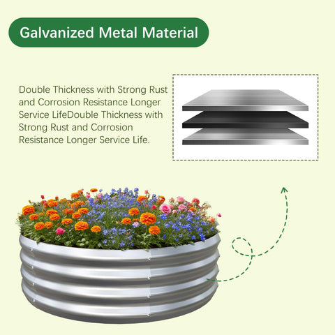 Mycovire garden bed bolts and wing-nuts enabling fast, sturdy construction.