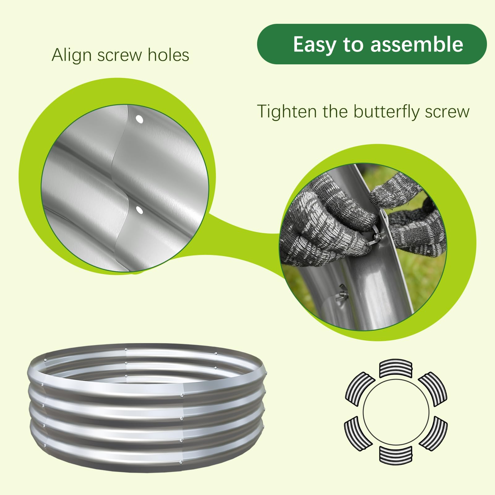Mycovire garden bed open-bottom drainage promoting healthy root growth.