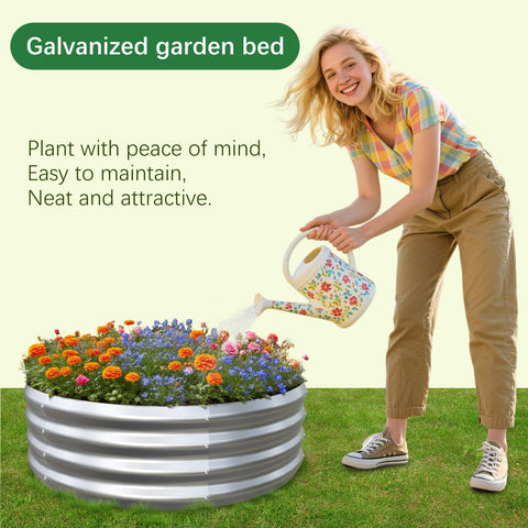 Mycovire garden bed safety gloves protecting hands during assembly.