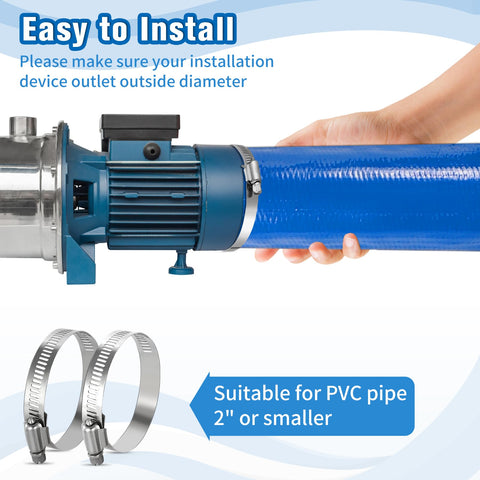 MYFAMIREA hose folded flat for easy, space-saving storage after use.