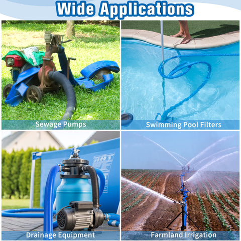 MYFAMIREA versatile hose suitable for pools, sump pumps, and drainage tasks.