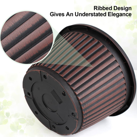 Myfeegoin planter with drainage holes for healthy root airflow.