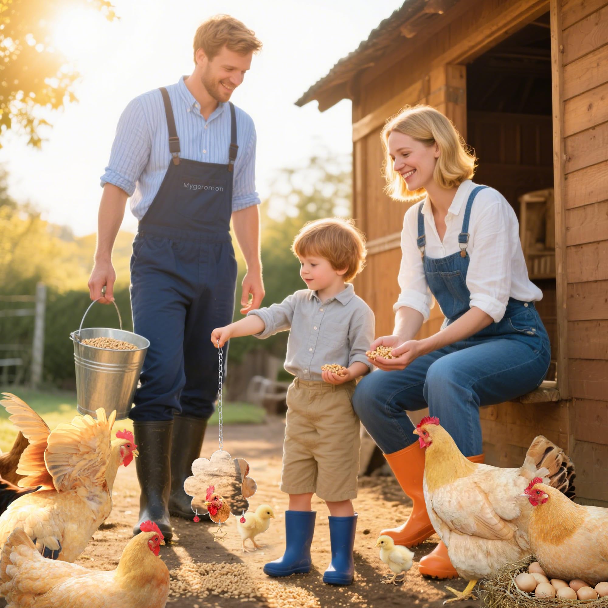 Mygeromon chicken coop hanging hook makes installation quick and easy.