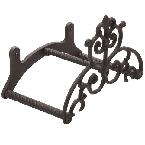 MyGift close-up shows vintage scrollwork detail on the hose hanger.