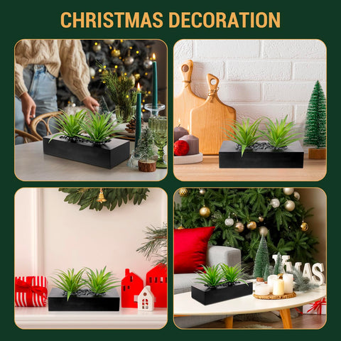Miniature garden scene using the MyGift planter for accent decor.