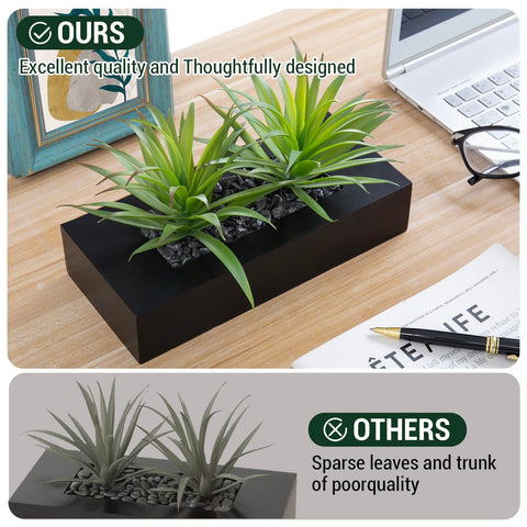 Textured faux grass detail and planter finish for modern interiors.