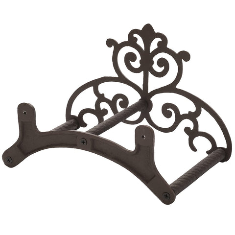 MyGift hose holder includes screws for easy mounting.