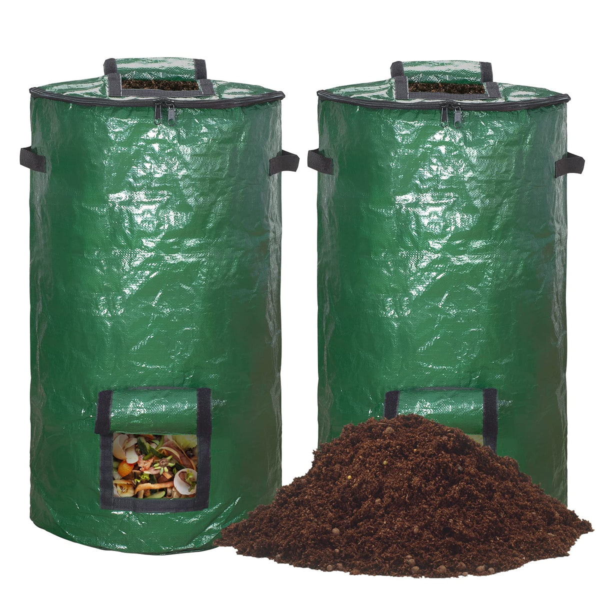 MyLifeUNIT compost bin outdoor 34gal with top opening for easy waste insertion