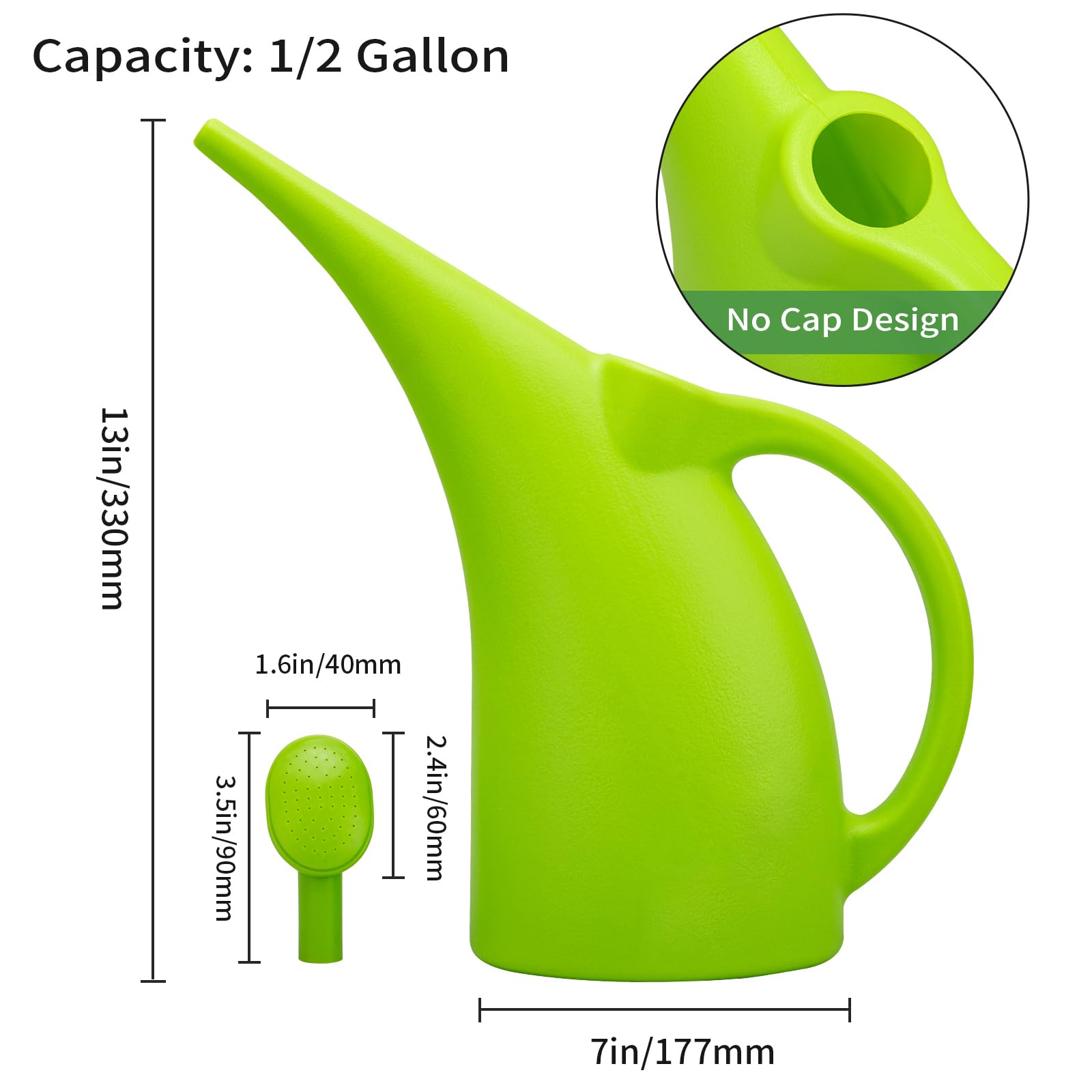 MyLifeUNIT ergonomic handle reduces hand fatigue during watering tasks.