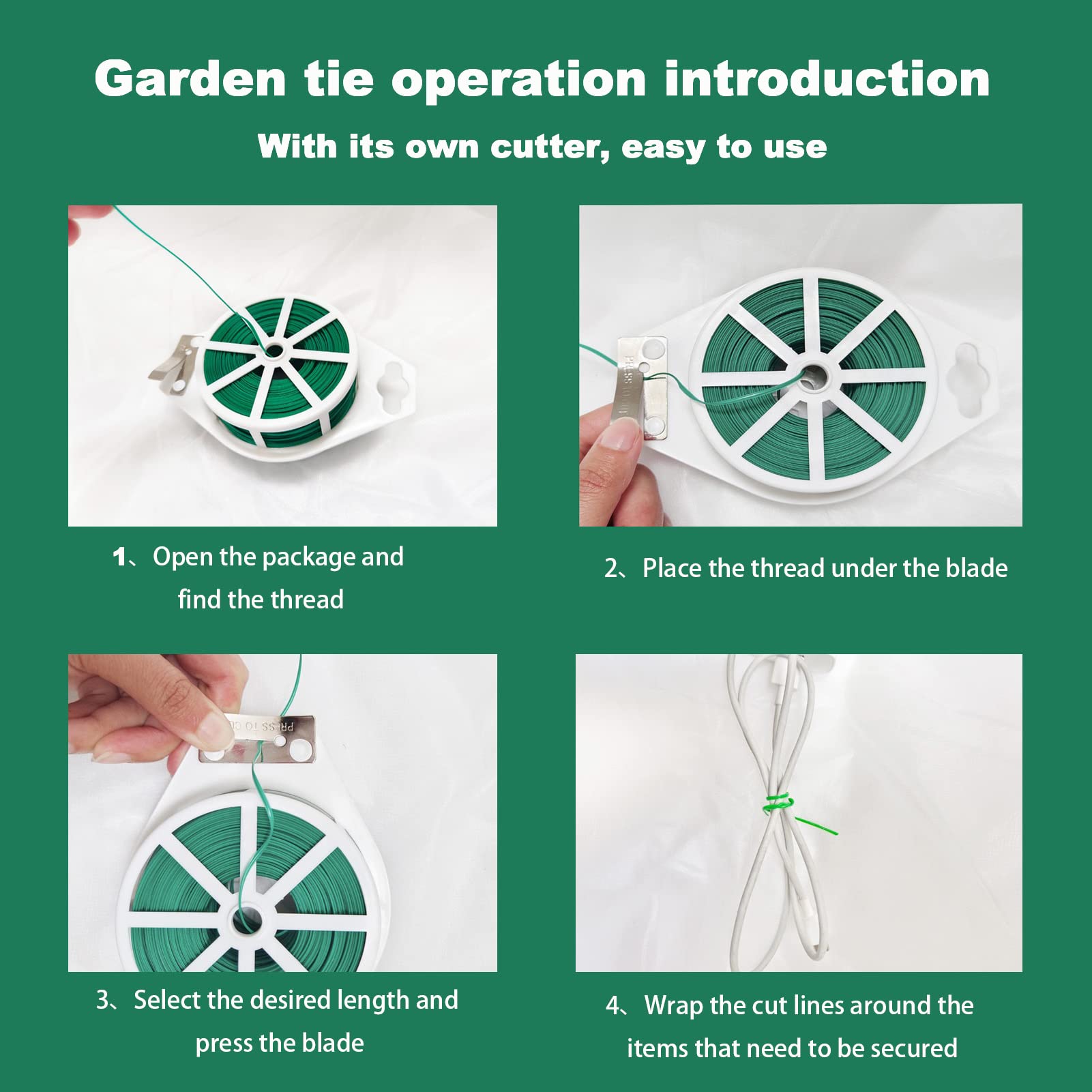 MYLTW eco-friendly plant ties offer versatile garden and home use.
