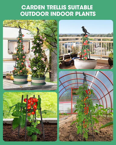 MYMULIKE 2-pack garden trellis suitable for outdoor and indoor use