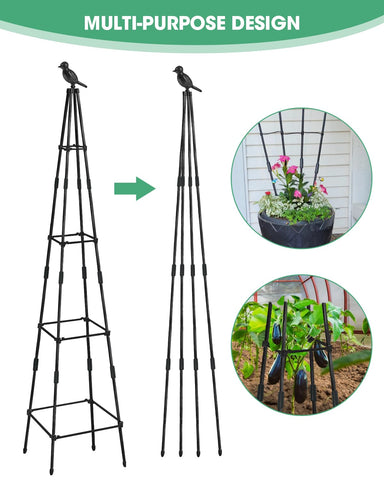 MYMULIKE easy tool-free assembly for quick garden setup