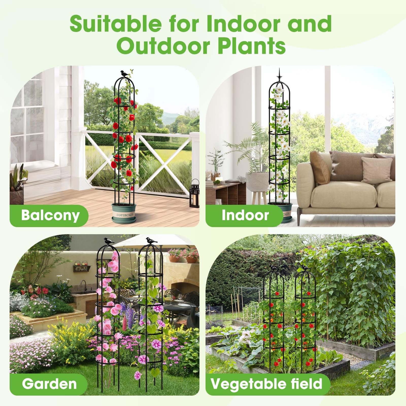 MYMULIKE bonus plant clips included for easier training.