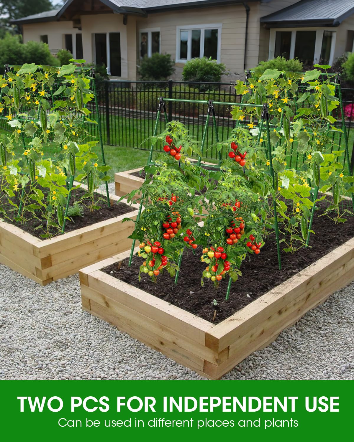 MYMULIKE detachable design allows easy storage and reuse season after season.