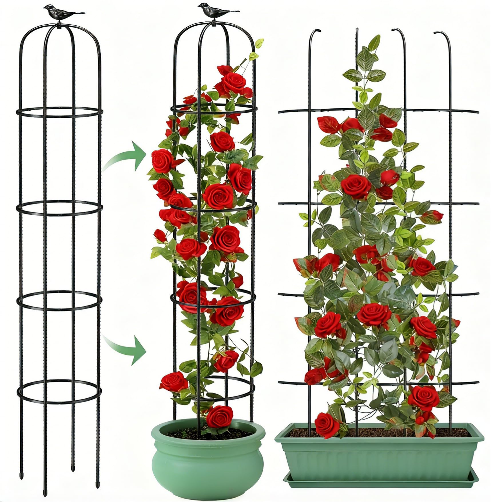 MYMULIKE ergonomic design helps reduce stress on plant stems