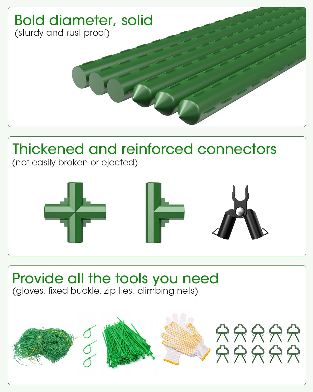 MYMULIKE four-pack grid configuration helps customize planting space.