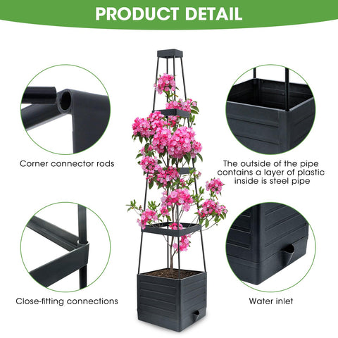 MYMULIKE garden bed suitable for indoor and outdoor gardening spaces.