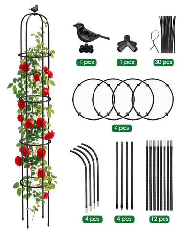 MYMULIKE versatile indoors or outdoors trellis in garden or pot
