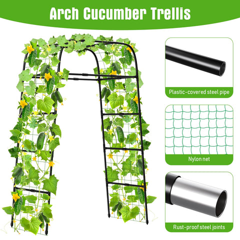 MYMULIKE outdoor-ready arch frame resists weather and corrosion